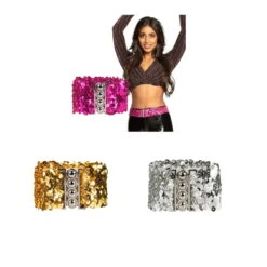 Ceinture Disco à Sequins Pour Femme
