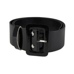 Ceinture Noire Unie De 1,2m X 5cm