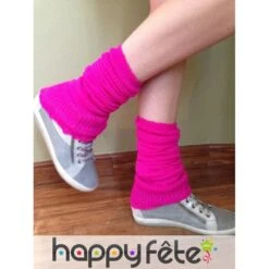 Chaussettes De Danse Fluo Couleur Fushia -Boutique De Carnaval D'Halloween Chaussettes de danse fluo couleur fushia 1800