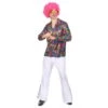 Chemise Disco Multicolore Métallisé Pour Homme -Boutique De Carnaval D'Halloween Chemise disco multicolore metallise pour homme