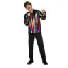 Chemise Disco Multicolore Pour Homme