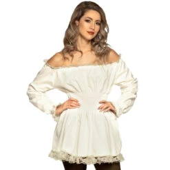 Chemise Médiévale Blanche épaules Dénudées