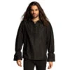 Chemise Noire De Pirate Pour Homme