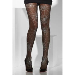 Collants Motifs Toile D'arraignée -Boutique De Carnaval D'Halloween Collants motifs toile d arraignee 2