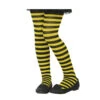 Collants Rayés Noir Et Jaune Pour Enfant 2 Collants Rayés Noir Et Jaune Pour Enfant -Boutique De Carnaval D'Halloween Collants rayes noir et jaune pour enfant