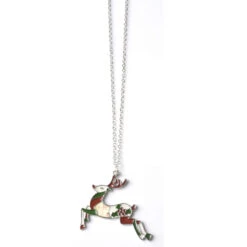 Collier Avec Pendentif Renne De Noël