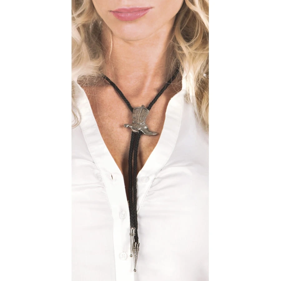 Collier Cravate Western Santiag 3 Collier Cravate Western Santiag