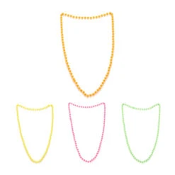 Collier De Perles Colorées Années 80