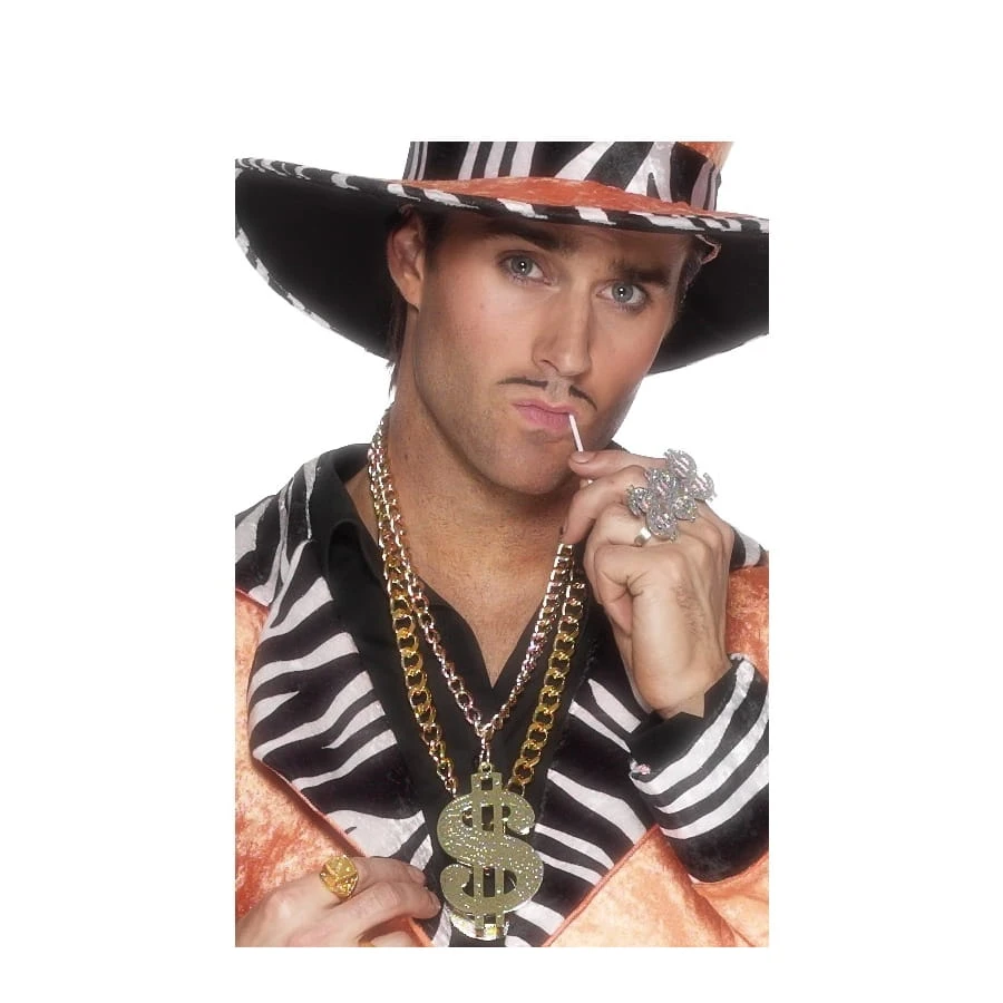 Collier Avec Pendentif Dollar Doré 4 Collier Avec Pendentif Dollar Doré – Image 2