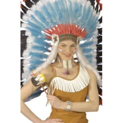 Collier Indien Pour Femme 7 Collier Indien Pour Femme -Boutique De Carnaval D'Halloween Collier indien pour femme 15469