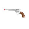 Colt Far West Sonore Argenté Et Marron 30cm