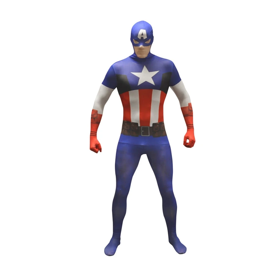 Combinaison Classique Captain America, Morphsuit 3 Combinaison Classique Captain America, Morphsuit