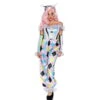 Combinaison De Clown Rose Multicolore Femme, Luxe
