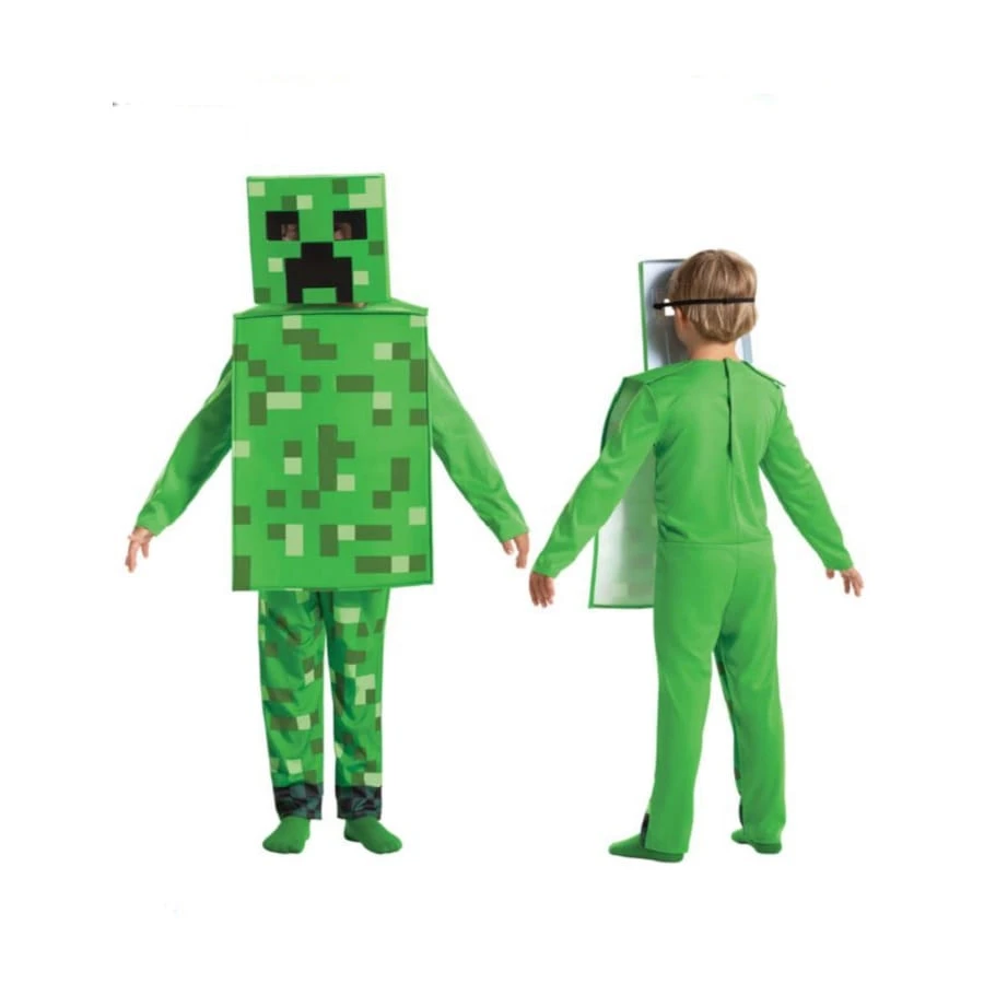 Combinaison Minecraft Creeper Pour Enfant 3 Combinaison Minecraft Creeper Pour Enfant