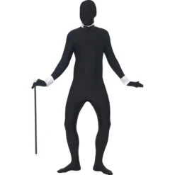 Combinaison Seconde Peau Noire -Boutique De Carnaval D'Halloween Combinaison seconde peau noire 7