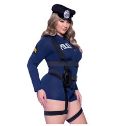 Combishort De Policier Pour Femme -Boutique De Carnaval D'Halloween Combishort de policier pour femme 5 16