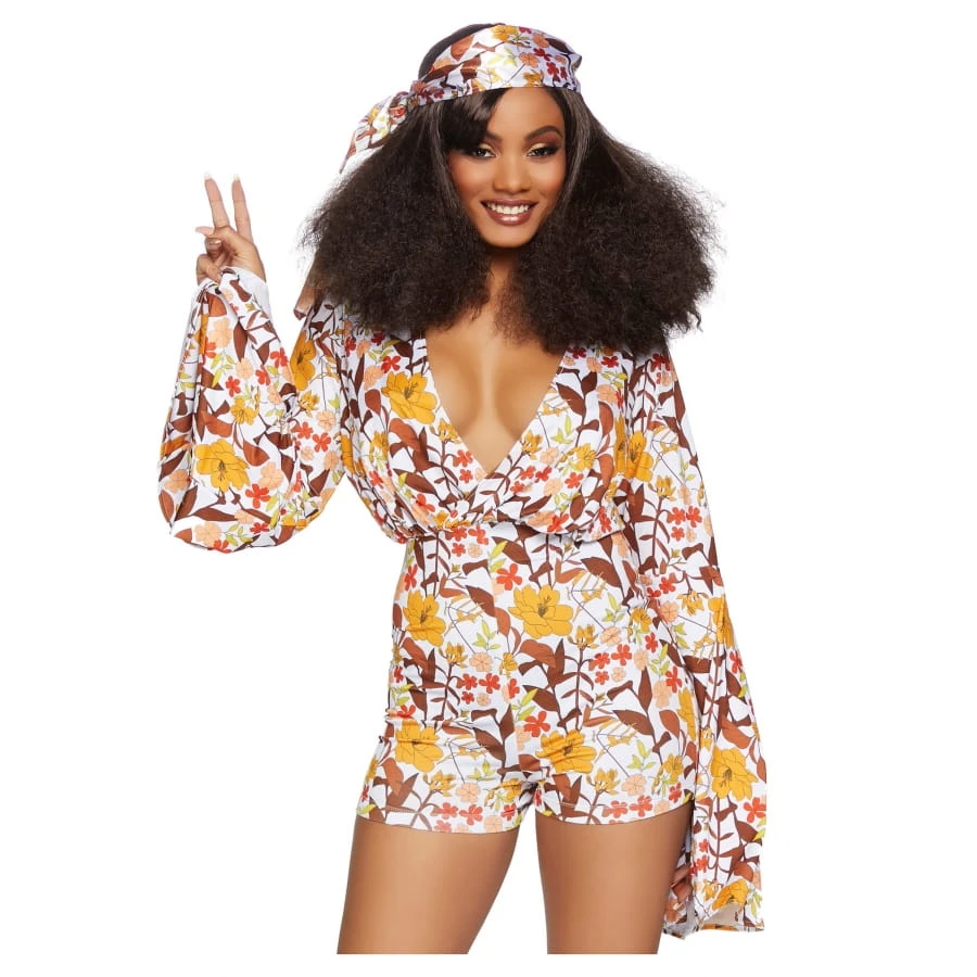 Combishort Hippie Pour Femme, Luxe 3 Combishort Hippie Pour Femme, Luxe