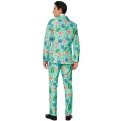 Costume 3 Pièces à Motif Flamant Rose Pour Homme -Boutique De Carnaval D'Halloween Costume 3 pieces a motif flamant rose pour homme 49152