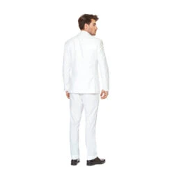 Costume 3 Pièces Blanc Uni -Boutique De Carnaval D'Halloween Costume 3 pieces blanc uni 33123