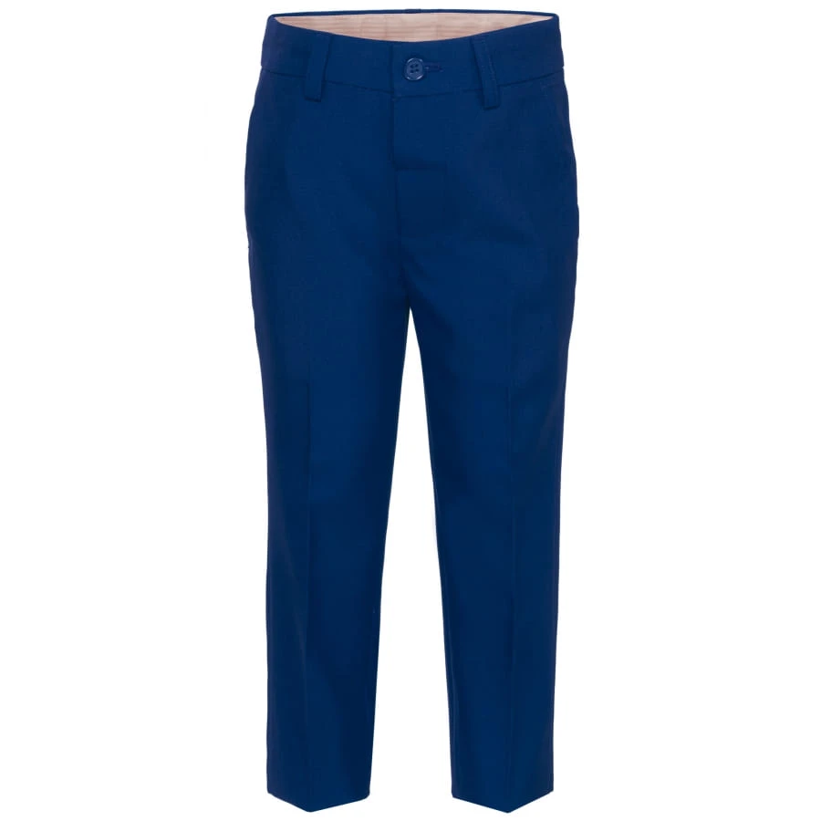 Costume 3 Pièces Bleu Uni Pour Enfant 4 Costume 3 Pièces Bleu Uni Pour Enfant – Image 2