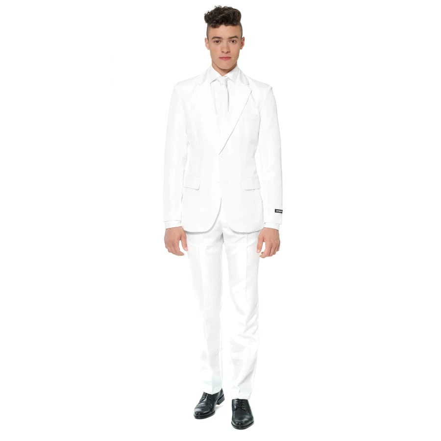 Costume 3 Pièces Classique Blanc Pour Homme 3 Costume 3 Pièces Classique Blanc Pour Homme