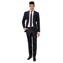 Costume 3 Pièces Classique Noir Pour Homme