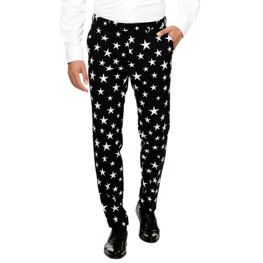 Costume 3 Pièces étoiles Sur Fond Noir 4 Costume 3 Pièces étoiles Sur Fond Noir – Image 2