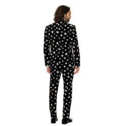 Costume 3 Pièces étoiles Sur Fond Noir 7 Costume 3 Pièces étoiles Sur Fond Noir -Boutique De Carnaval D'Halloween Costume 3 pieces etoiles sur fond noir 37810