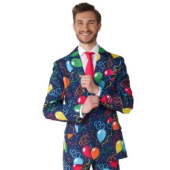  Costume 3 Pièces Imprimé Ballons Et Cotillons -Boutique De Carnaval D'Halloween Costume 3 pieces imprime ballons et cotillons 69820