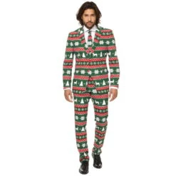 Costume 3 Pièces Kitsch De Noel Pour Homme