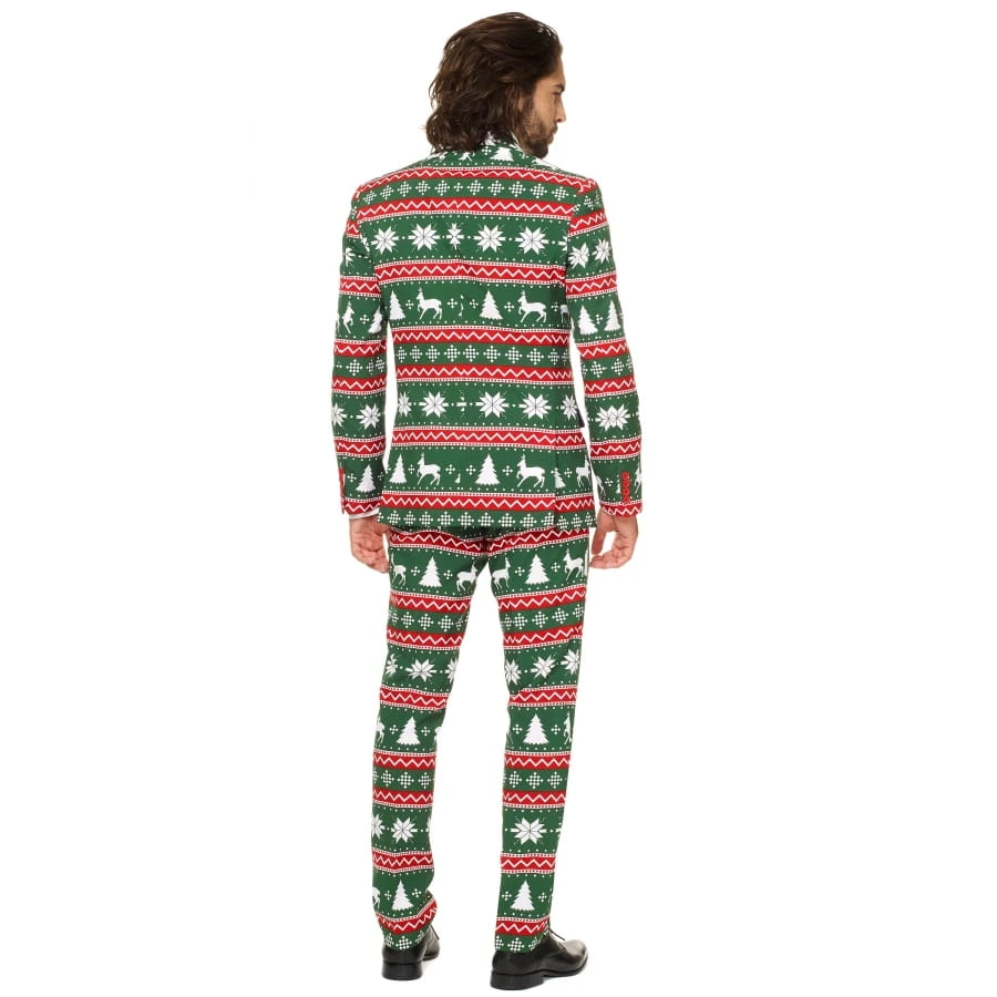 Costume 3 Pièces Kitsch De Noel Pour Homme 5 Costume 3 Pièces Kitsch De Noel Pour Homme – Image 3