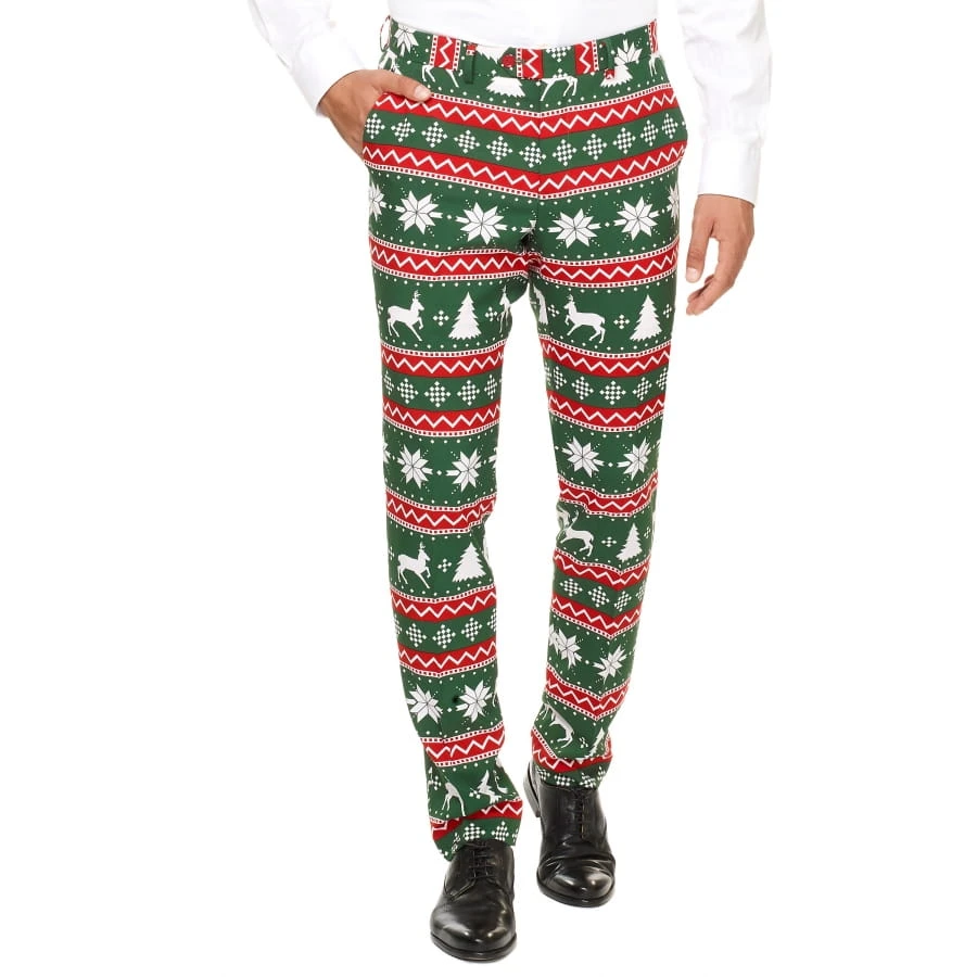 Costume 3 Pièces Kitsch De Noel Pour Homme 6 Costume 3 Pièces Kitsch De Noel Pour Homme – Image 4