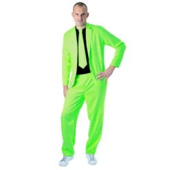 Costume 3 Pièces Vert Fluo