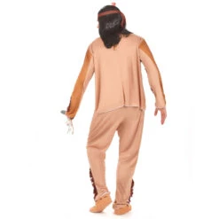 Costume Adulte D'indien Marron -Boutique De Carnaval D'Halloween Costume adulte d indien marron 14606