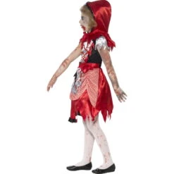 Costume Chaperon Rouge Zombie Pour Enfant 7 Costume Chaperon Rouge Zombie Pour Enfant -Boutique De Carnaval D'Halloween Costume chaperon rouge zombie pour enfant 2
