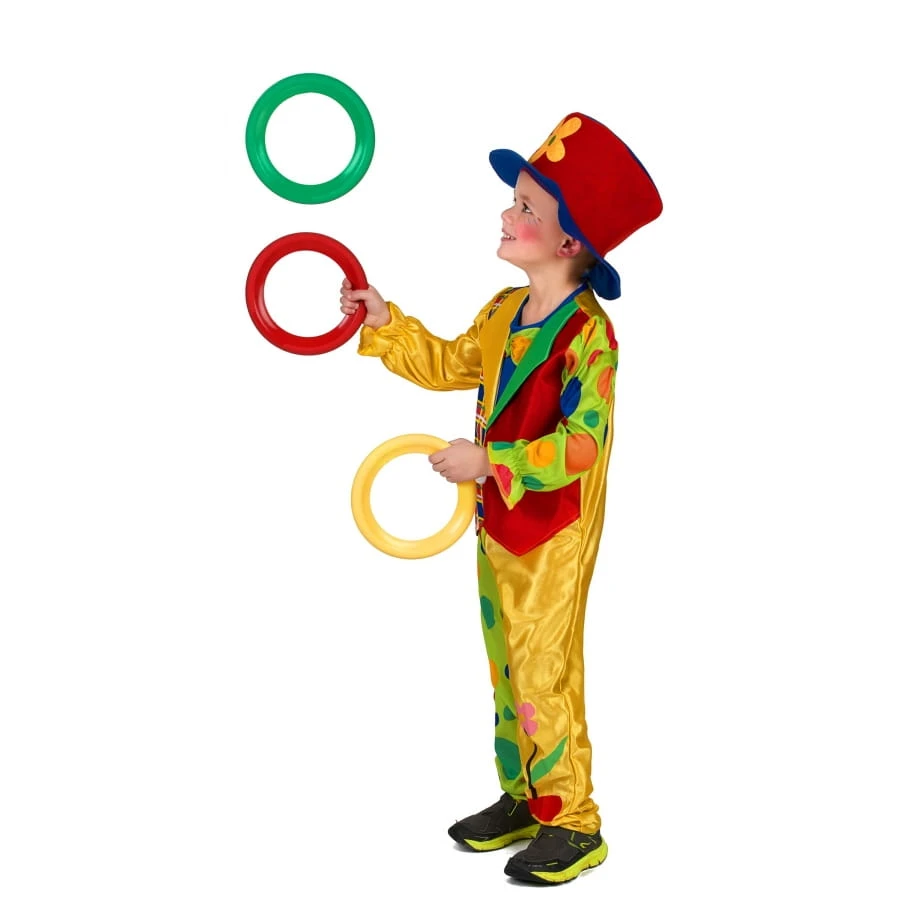 Costume Coloré De Petit Clown Avec Motifs 4 Costume Coloré De Petit Clown Avec Motifs – Image 2