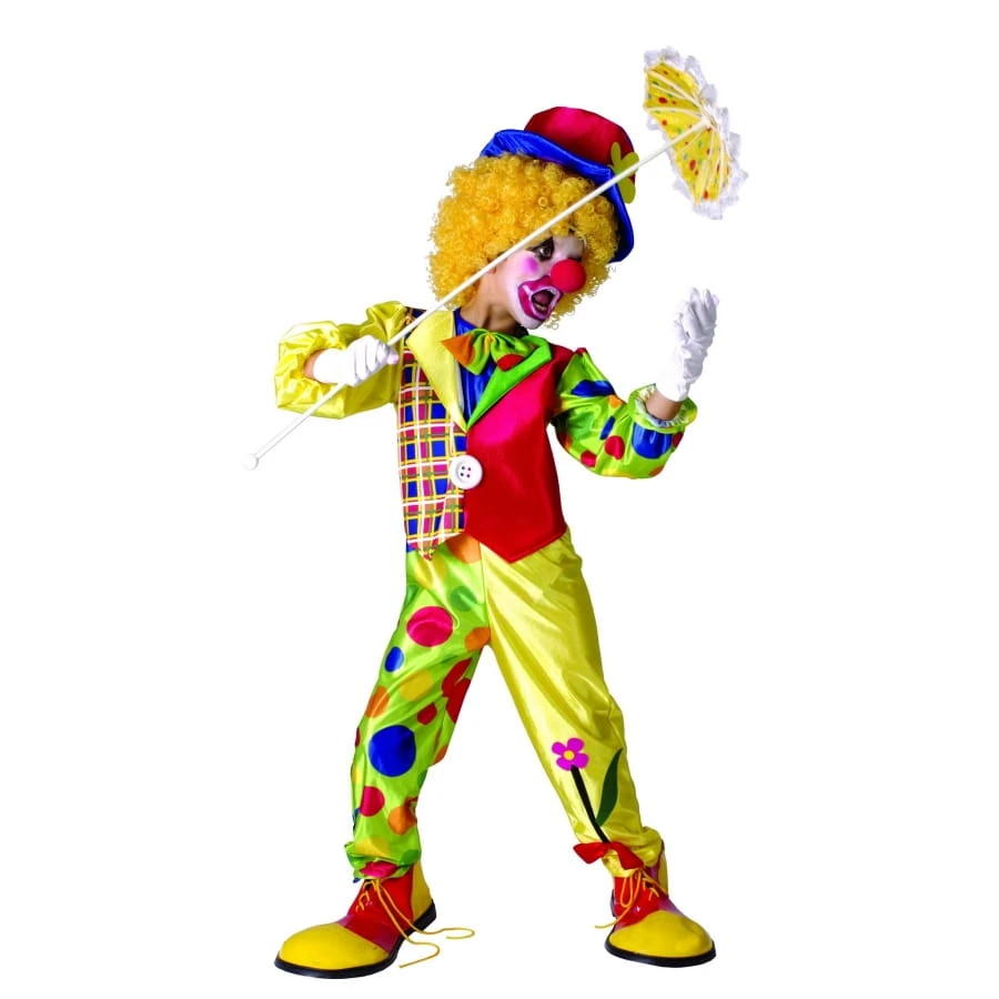 Costume Coloré De Petit Clown Avec Motifs 5 Costume Coloré De Petit Clown Avec Motifs – Image 3