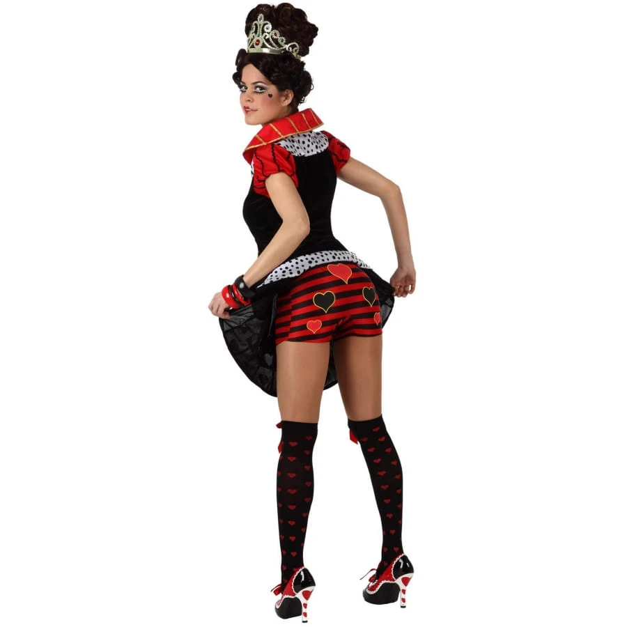 Costume Court De Reine De Coeur Pour Femme Adulte 4 Costume Court De Reine De Coeur Pour Femme Adulte – Image 2