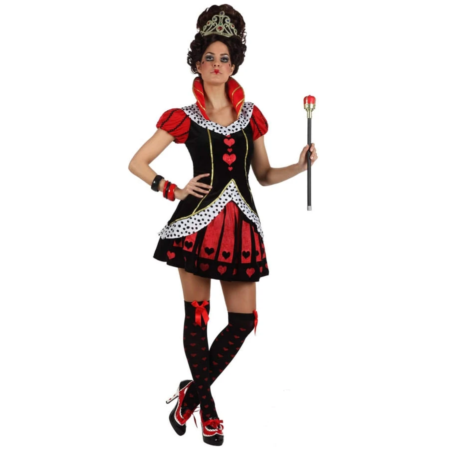 Costume Court De Reine De Coeur Pour Femme Adulte 3 Costume Court De Reine De Coeur Pour Femme Adulte