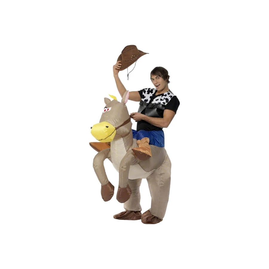 Costume Cowboy Sur Cheval Gonflable 3 Costume Cowboy Sur Cheval Gonflable