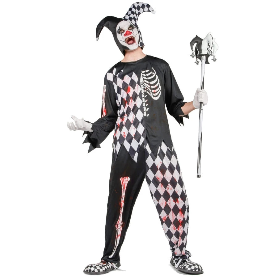 Costume D' Arlequin Tueur Pour Homme 4 Costume D' Arlequin Tueur Pour Homme – Image 2