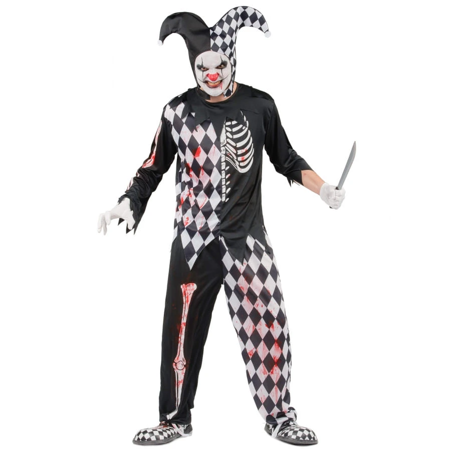 Costume D' Arlequin Tueur Pour Homme 5 Costume D' Arlequin Tueur Pour Homme – Image 3