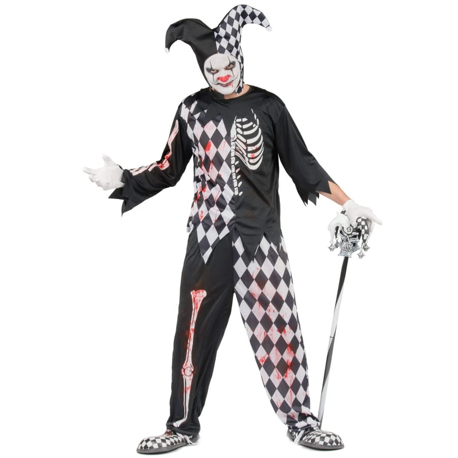 Costume D' Arlequin Tueur Pour Homme 3 Costume D' Arlequin Tueur Pour Homme