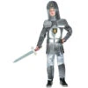 Costume D'enfant Chevalier En Armure Argentée -Boutique De Carnaval D'Halloween Costume d enfant chevalier en armure argentee