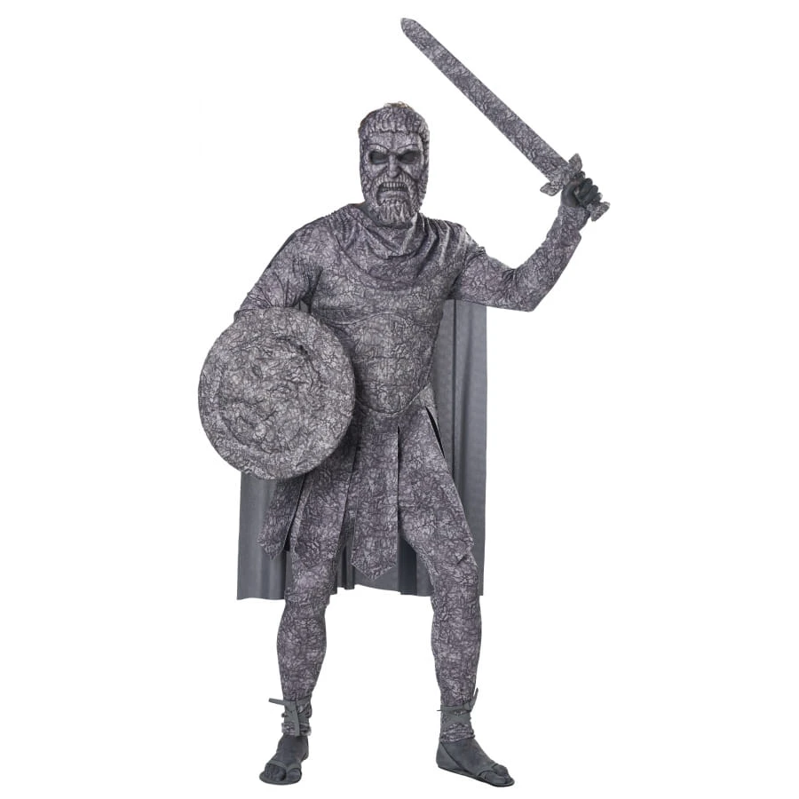 Costume D'homme Pétrifié Par Médusa, Adulte 3 Costume D'homme Pétrifié Par Médusa, Adulte