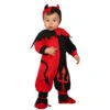 Costume De Bébé Diable Rouge Et Noir -Boutique De Carnaval D'Halloween Costume de bebe diable rouge et noir