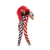 Costume De Clown Tueur Manches Courtes Pour Fille