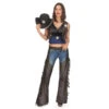 Costume De Cow Girl Avec Chaps 1 Costume De Cow Girl Avec Chaps -Boutique De Carnaval D'Halloween Costume de cow girl avec chaps