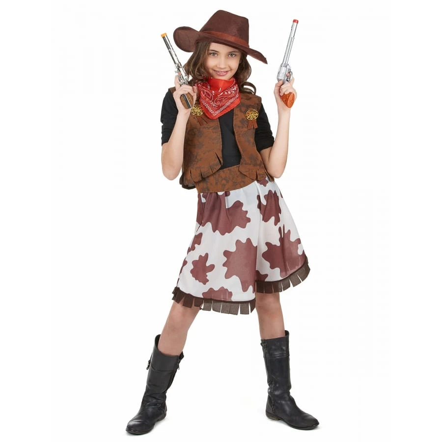 Costume De Cowgirl Vachette Pour Fillette 4 Costume De Cowgirl Vachette Pour Fillette – Image 2