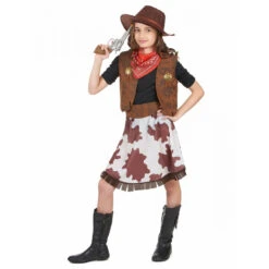 Costume De Cowgirl Vachette Pour Fillette 9 Costume De Cowgirl Vachette Pour Fillette -Boutique De Carnaval D'Halloween Costume de cowgirl vachette pour fillette 13722